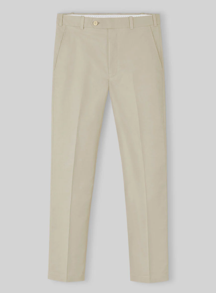 Army Khaki Stretch Chino Suit - Image 5