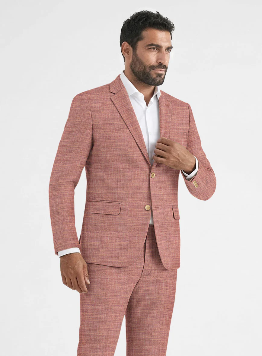 Bamboo Wool Caramine Pink Jacket - Image 2