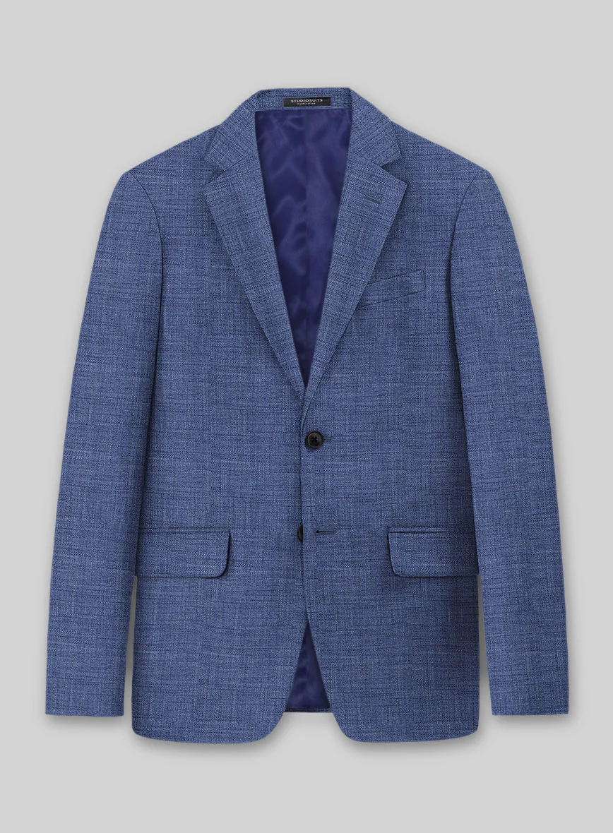 Bamboo Wool Cobalt Blue Jacket