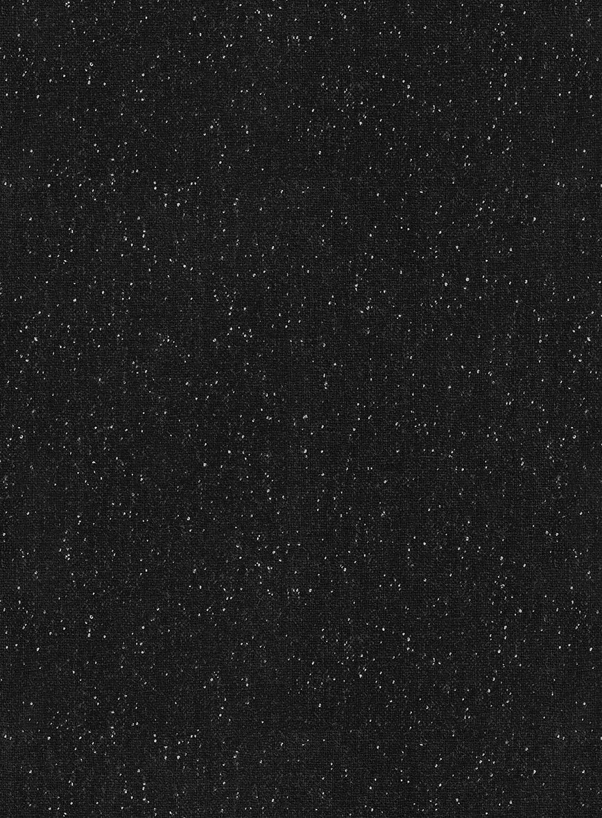 Black Flecks Donegal Tweed Double Breasted Suit - Image 6