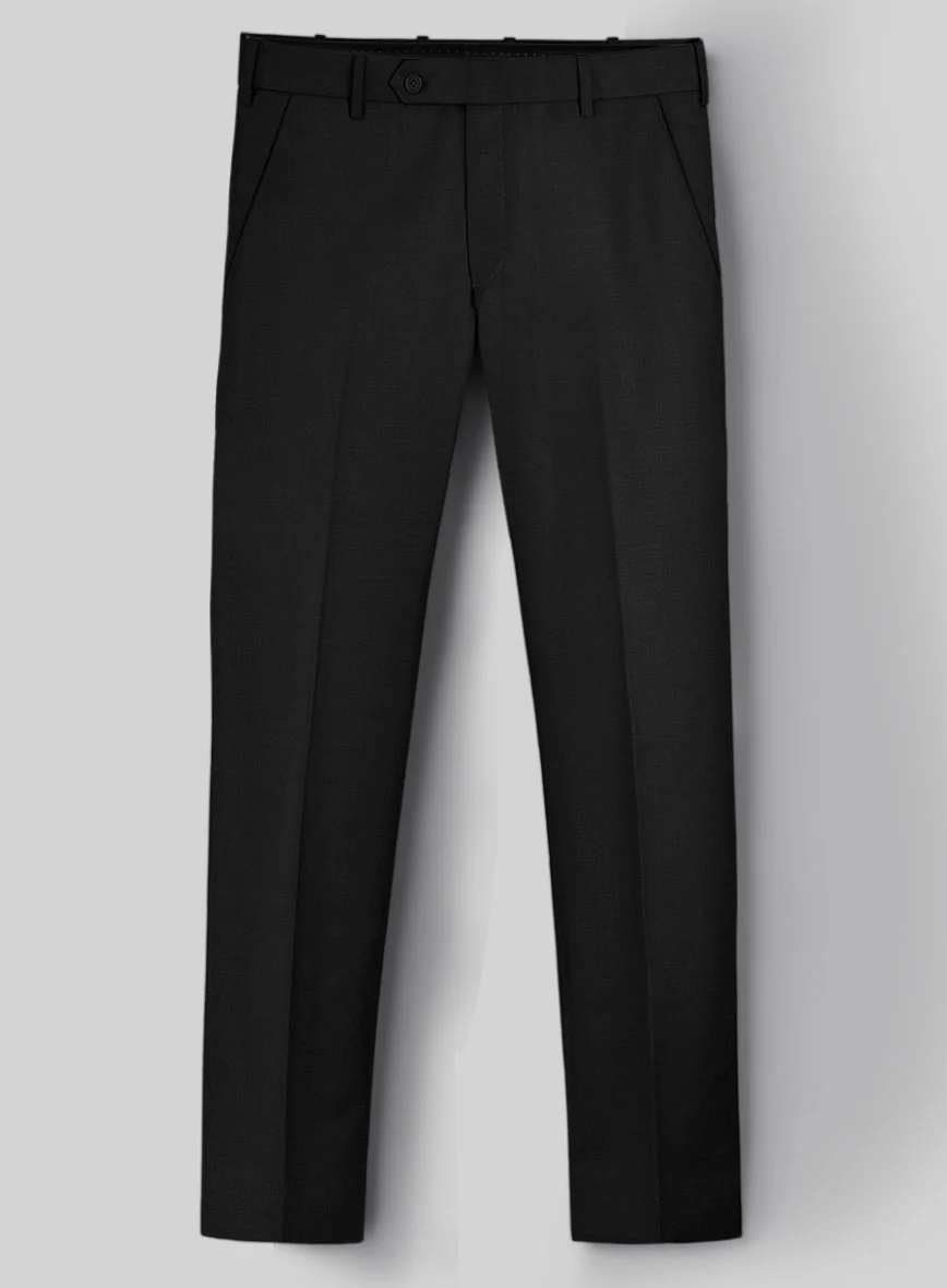 Black Merino Wool Suit - Image 5