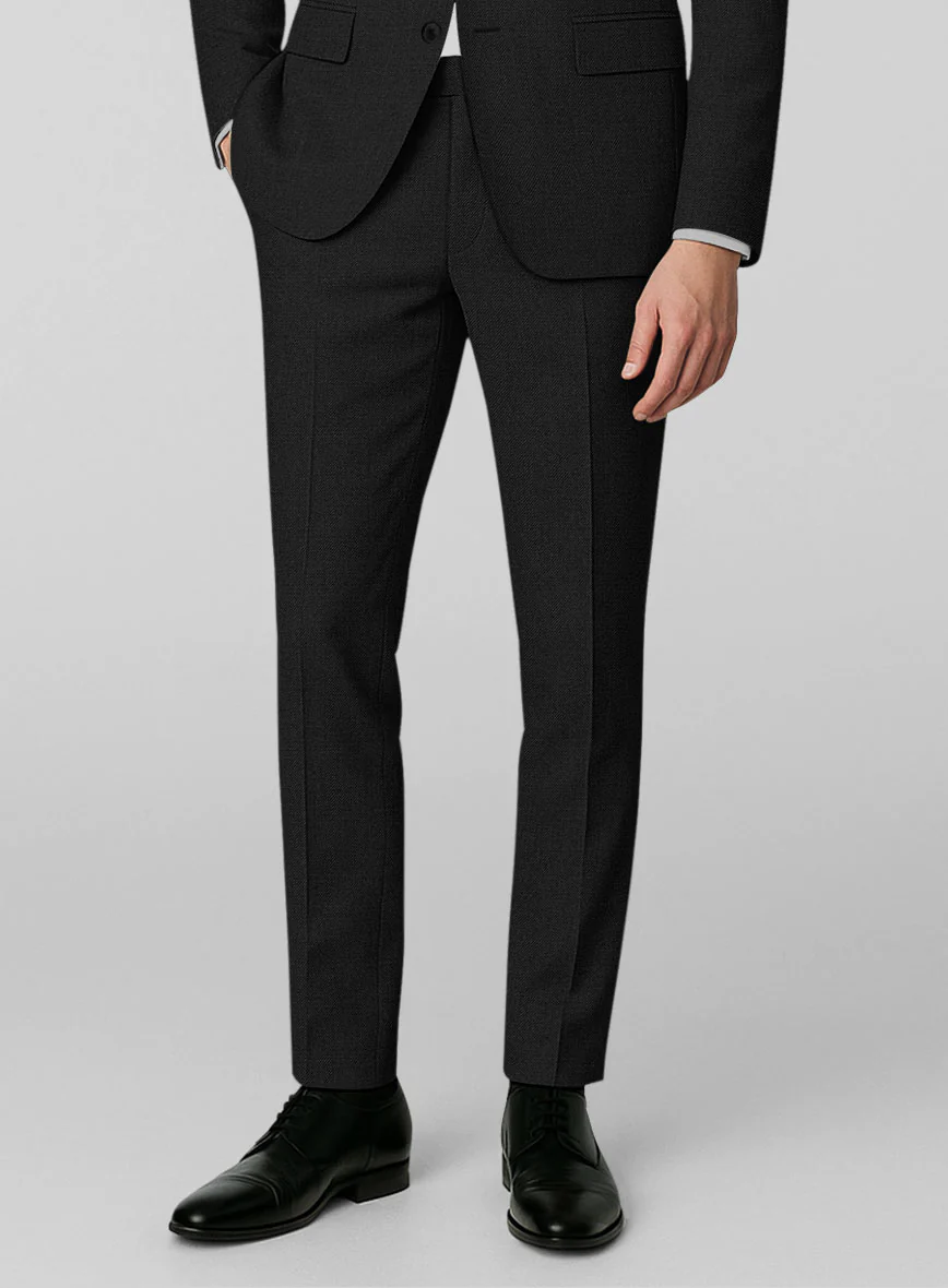 Black Merino Wool Suit - Image 6