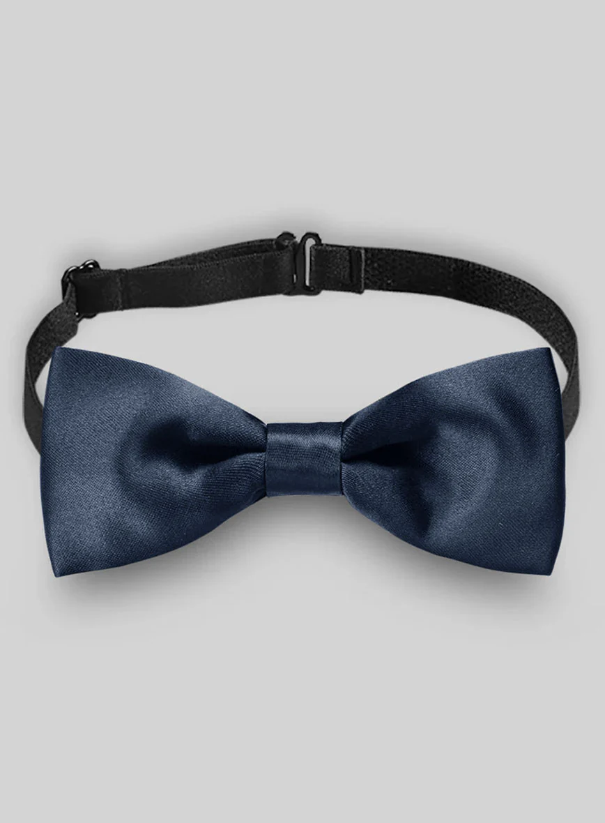 Blue Satin Bow - Image 2