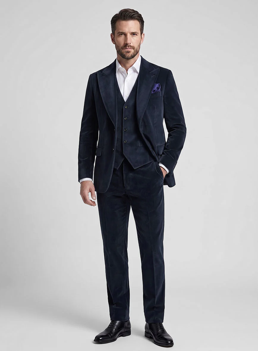 Blue Velvet 3 Piece Suit