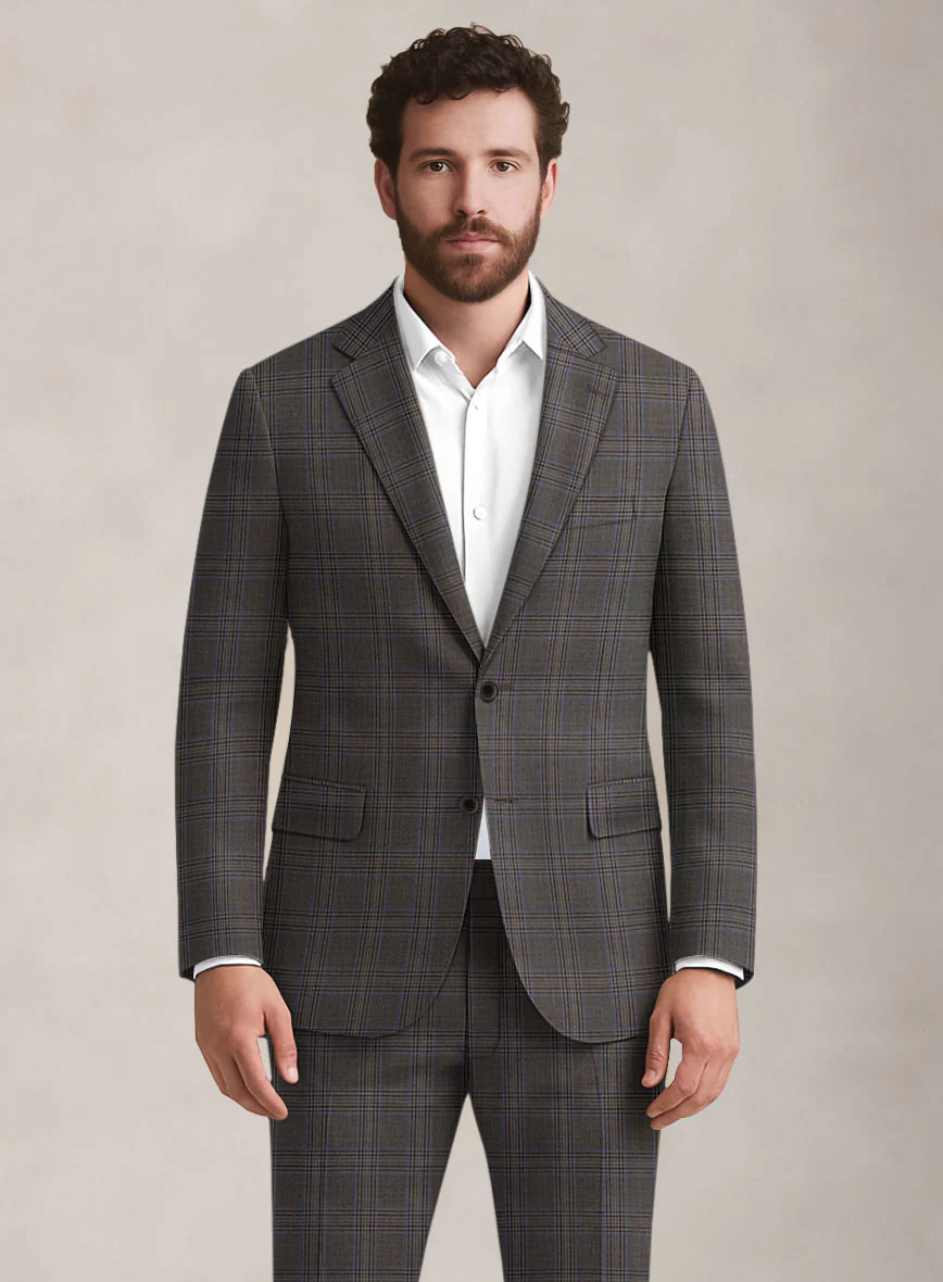 Bristol Argento Gray Check Suit - Image 3