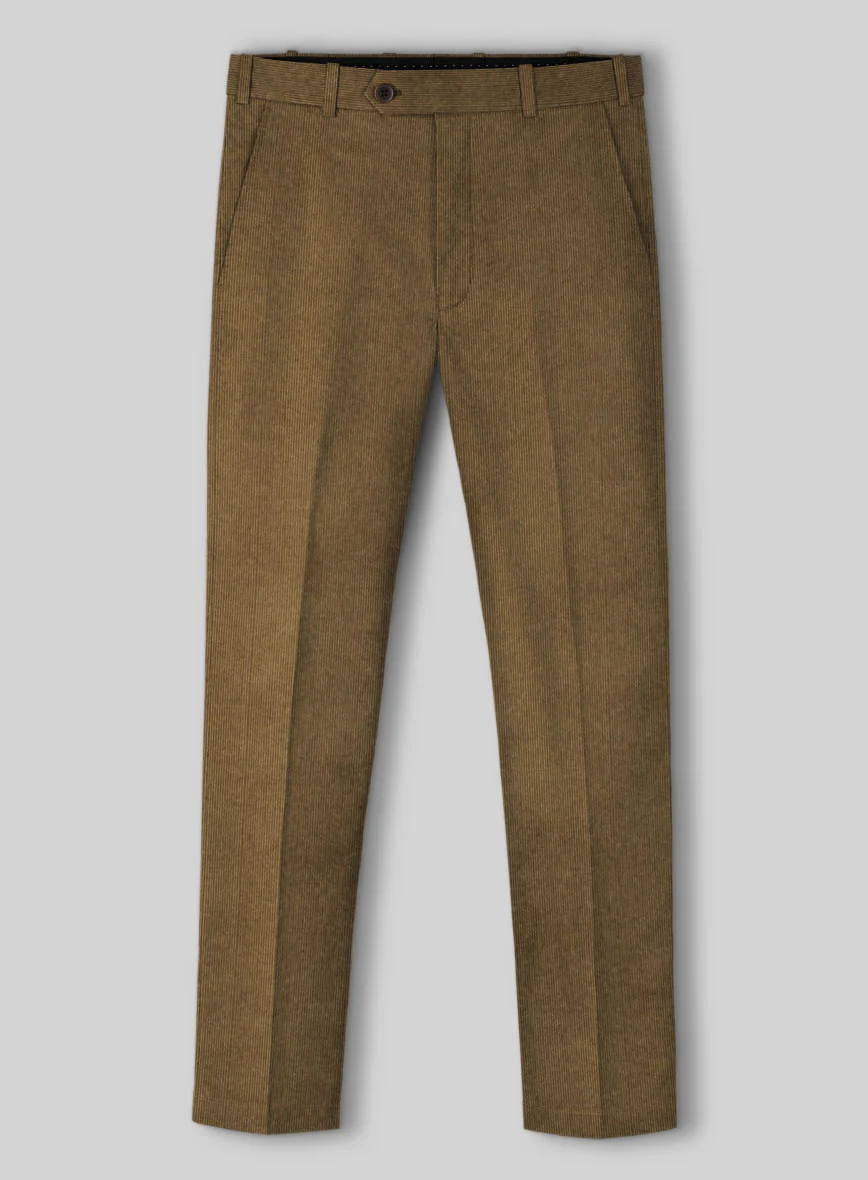 Brown Stretch Pin Corduroy Suit - Image 4