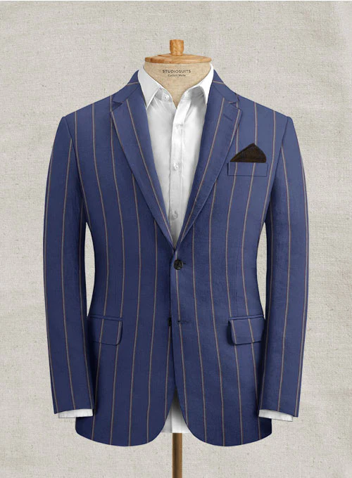 Caccioppoli Bianca Linen Jacket