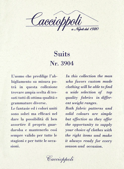 Caccioppoli Fresco Wool Blue Dimati Jacket - Image 4