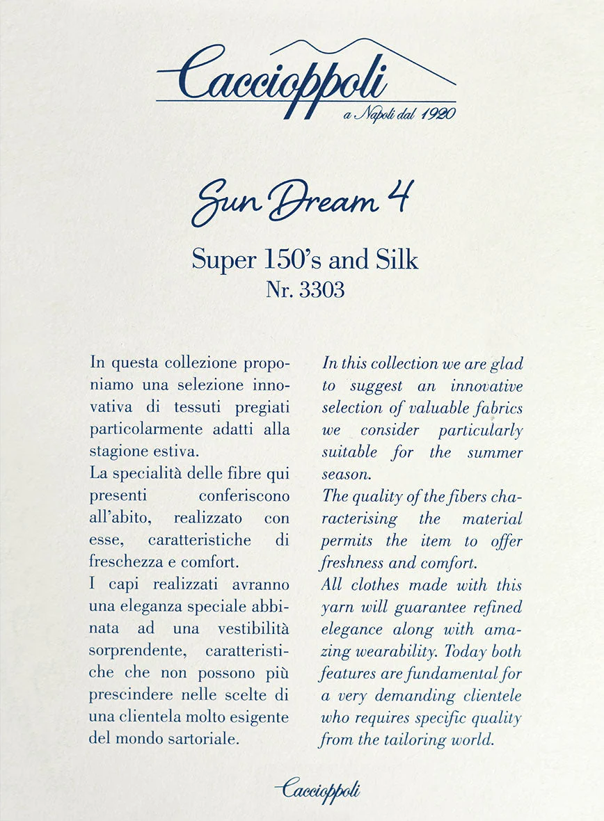 Caccioppoli Sun Dream Dark Gray Wool Silk Suit - Image 6
