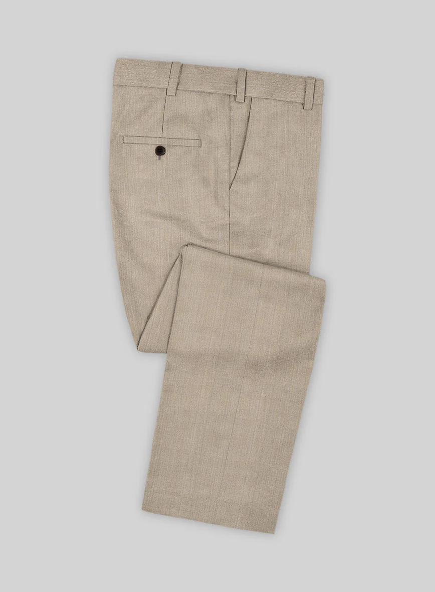Caccioppoli Sun Dream Emasie Muted Beige Wool Suit - Image 4