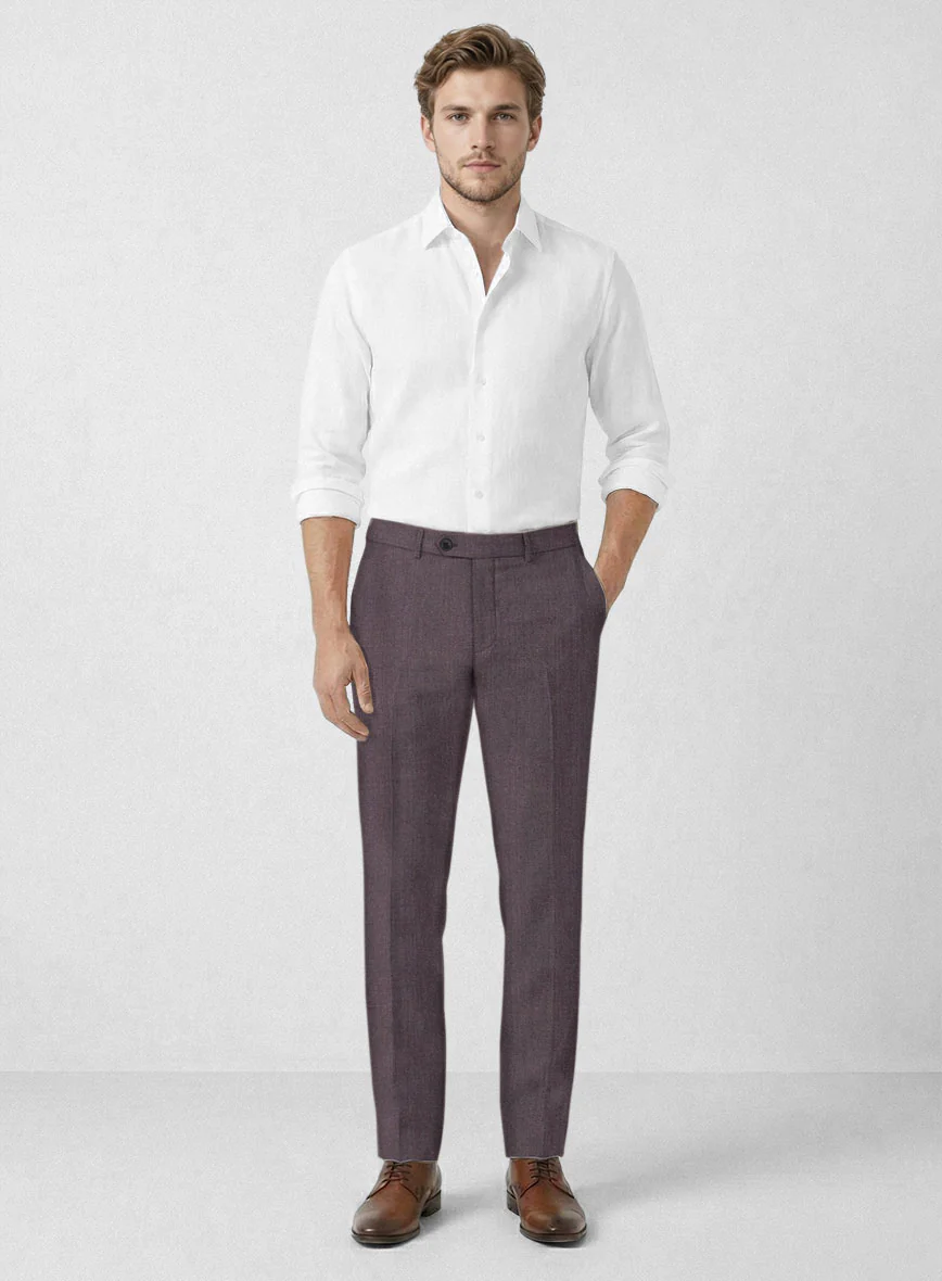 Campari Mystic Mauve Linen Suit - Image 6