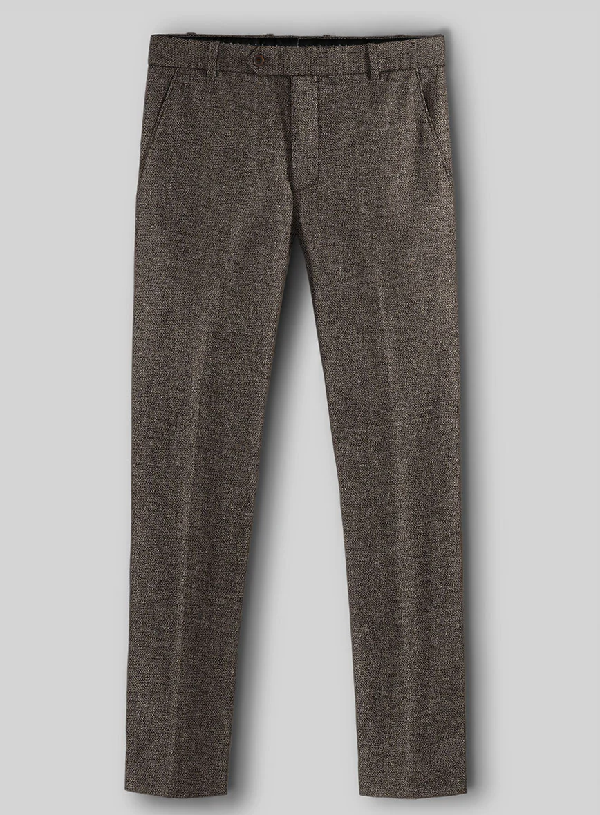 Carre Brown Tweed Pants - Image 2