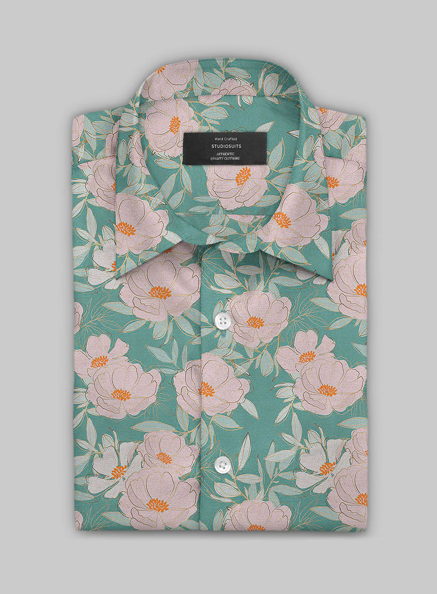 Cira Silk Cotton Shirt - Image 2