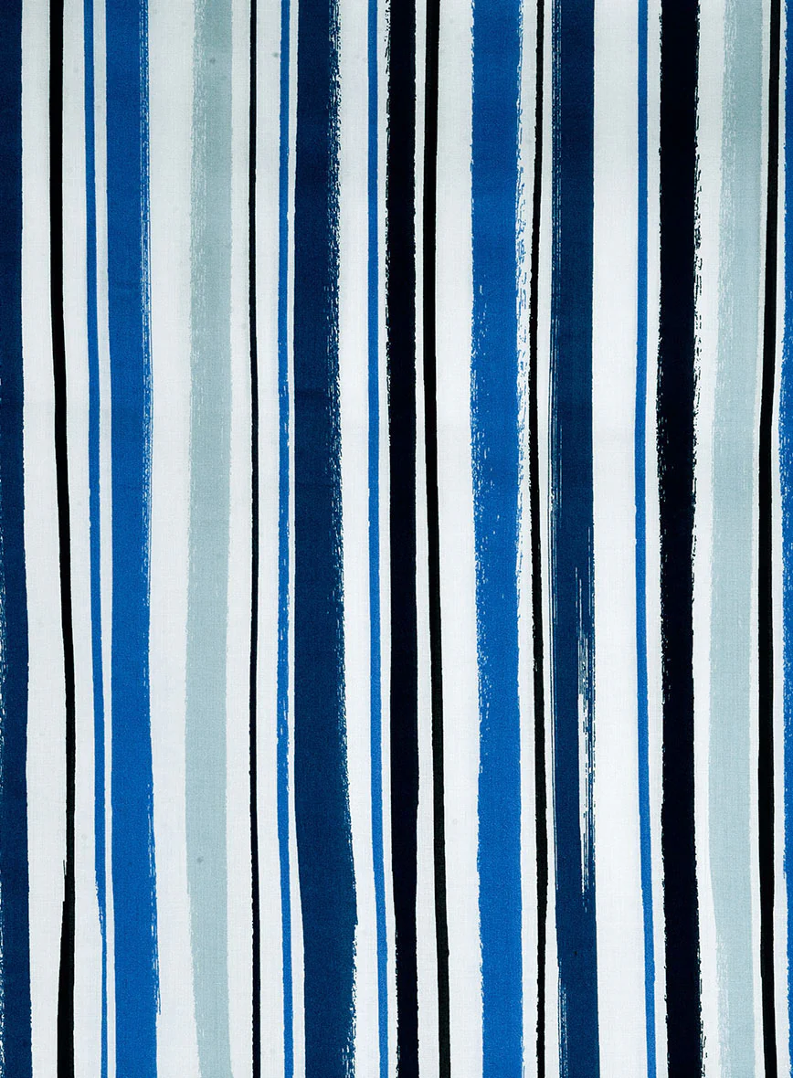 Coastal Stripe Cotton Shirt - Image 5