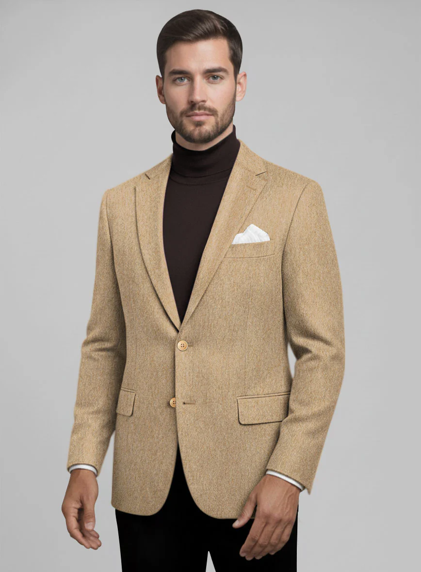 Colombo Beige Cashmere Jacket
