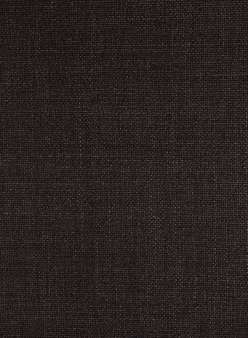 Dark Brown Hopsack Unlined Blazer - Image 3