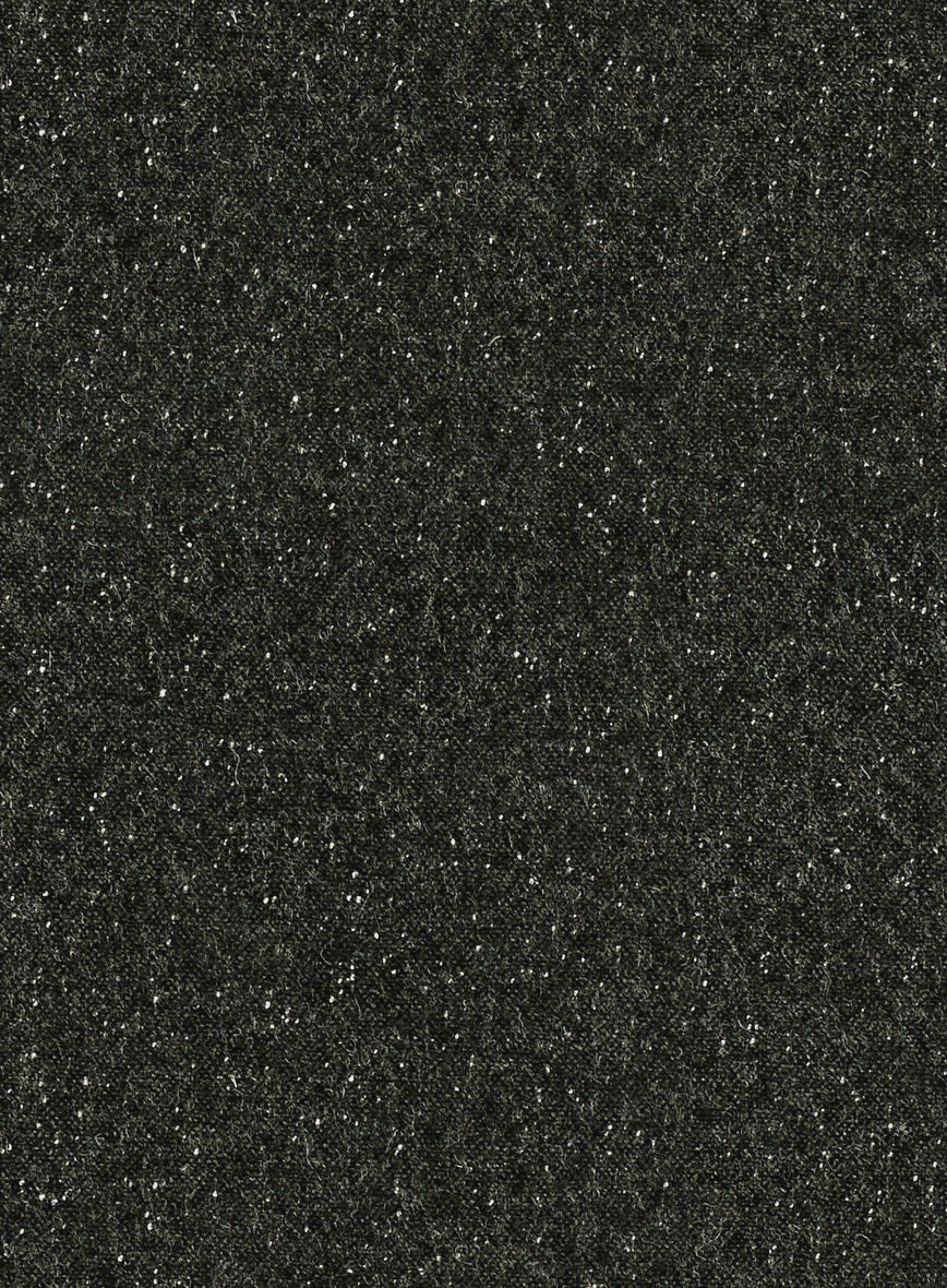 Dark Olive Flecks Donegal Tweed Double Breasted Suit - Image 7