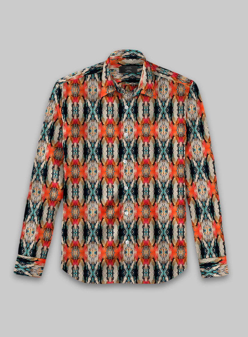 Evaristo Silk Cotton Shirt - Image 3