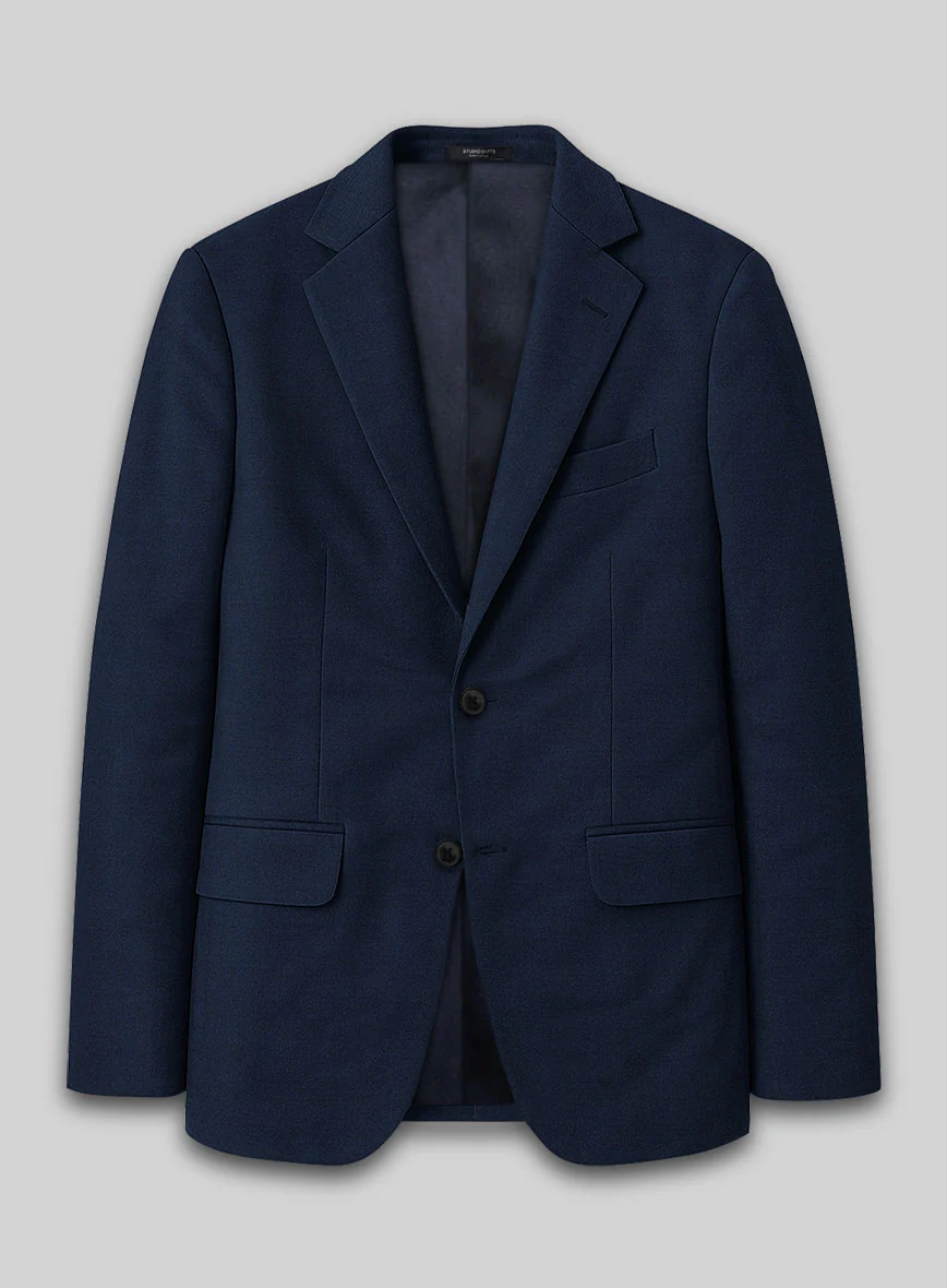 Fresco Island Blue Wool Jacket