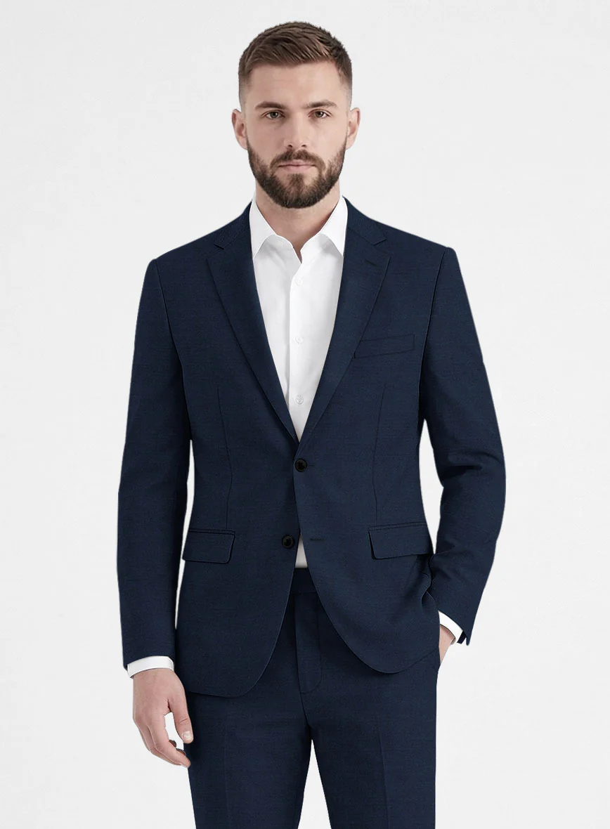 Fresco Island Blue Wool Jacket - Image 2
