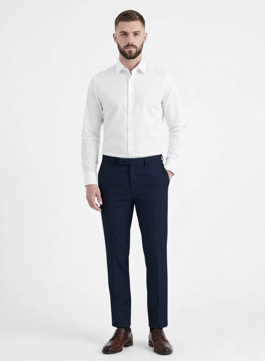 Fresco Island Blue Wool Suit - Image 7