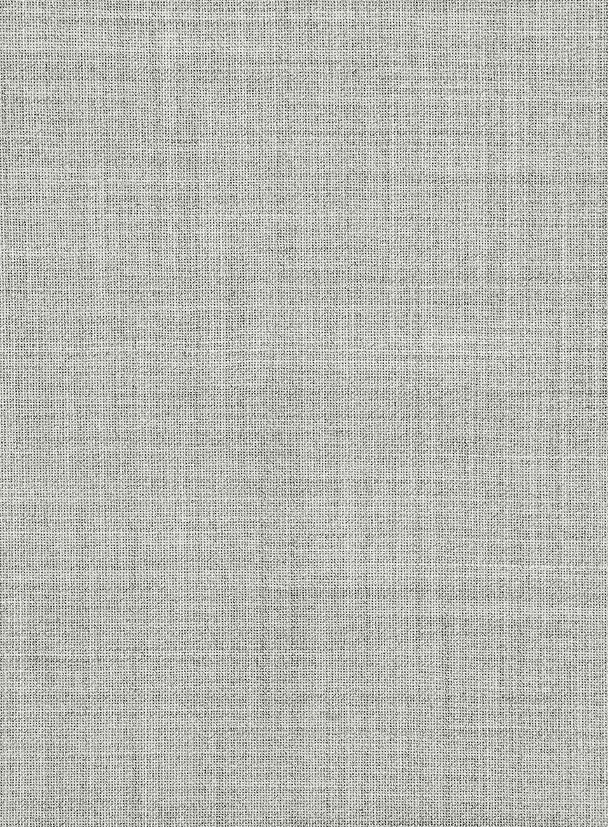 Fresco Light Gray Wool Pants - Image 4