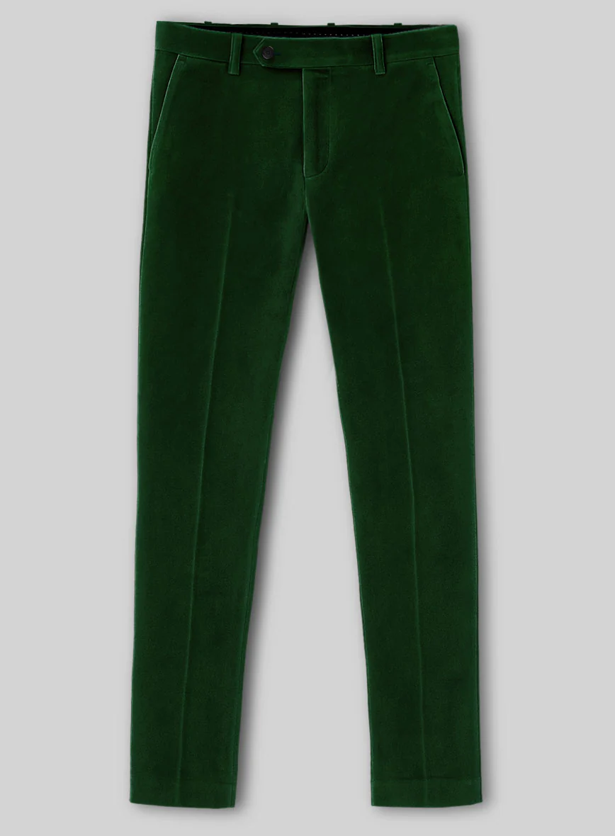Green Velvet Pants