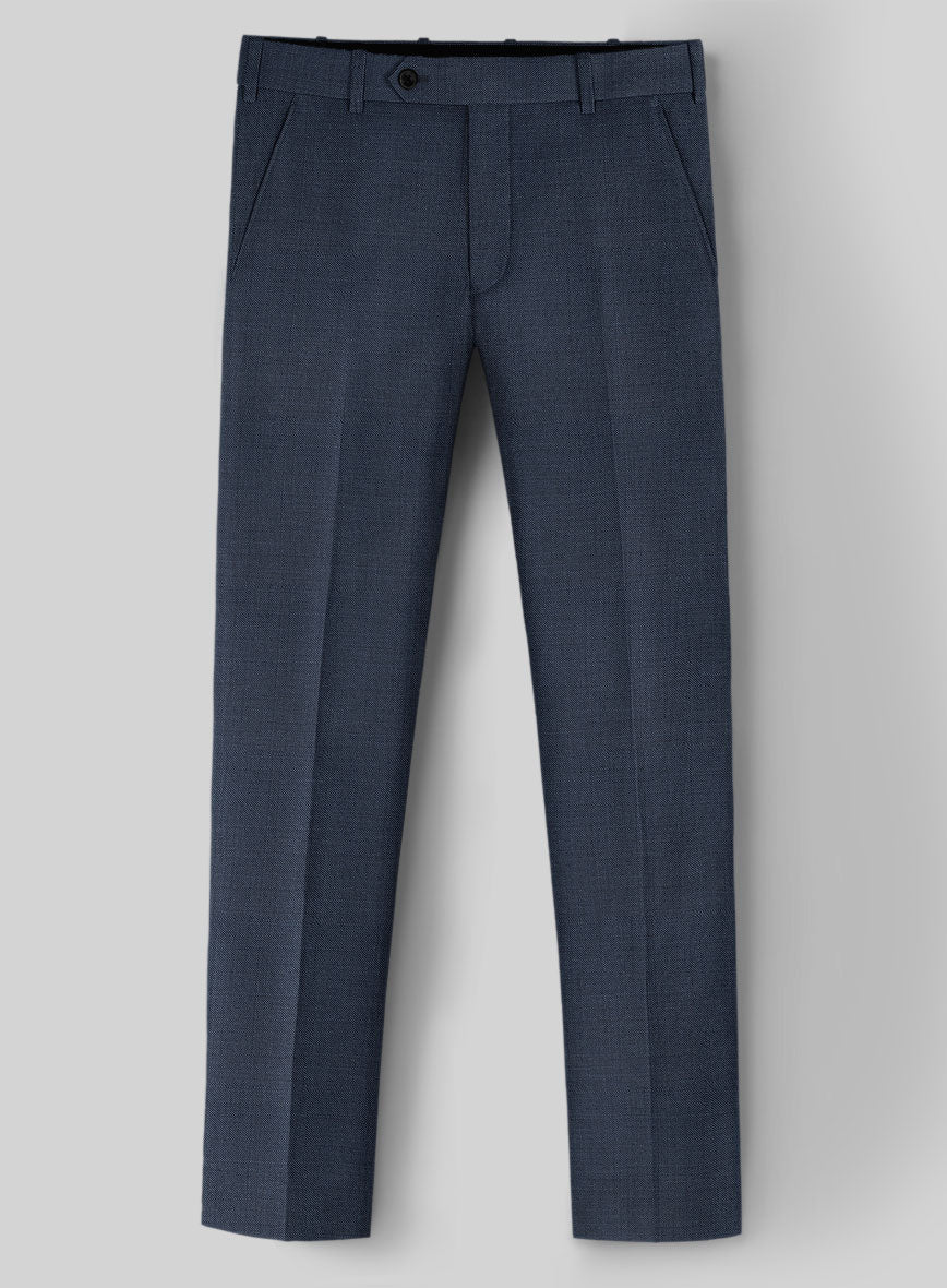 Guabello Blue Sharkskin Pants
