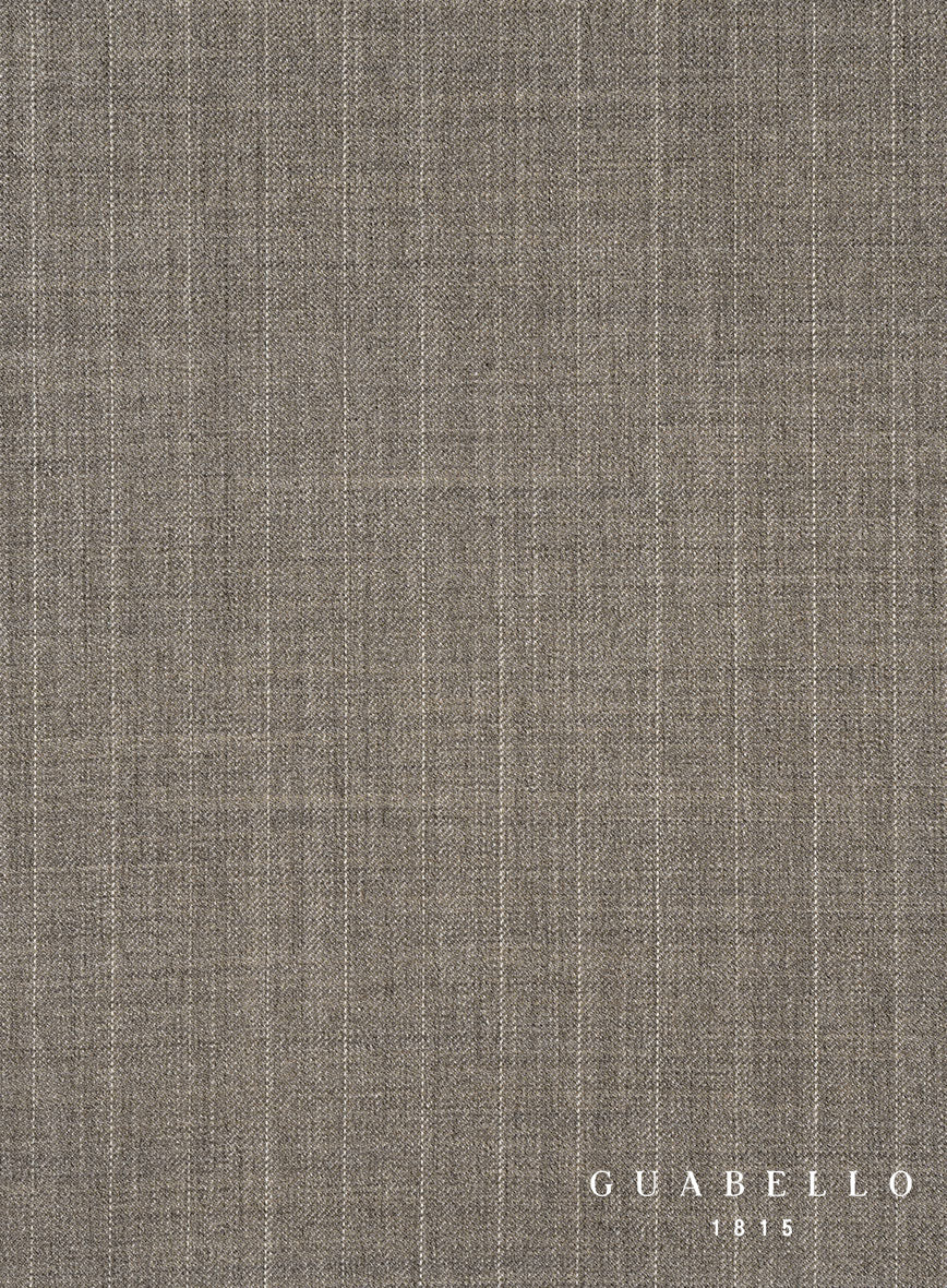Guabello Brown Chalkstripe Pants - Image 4