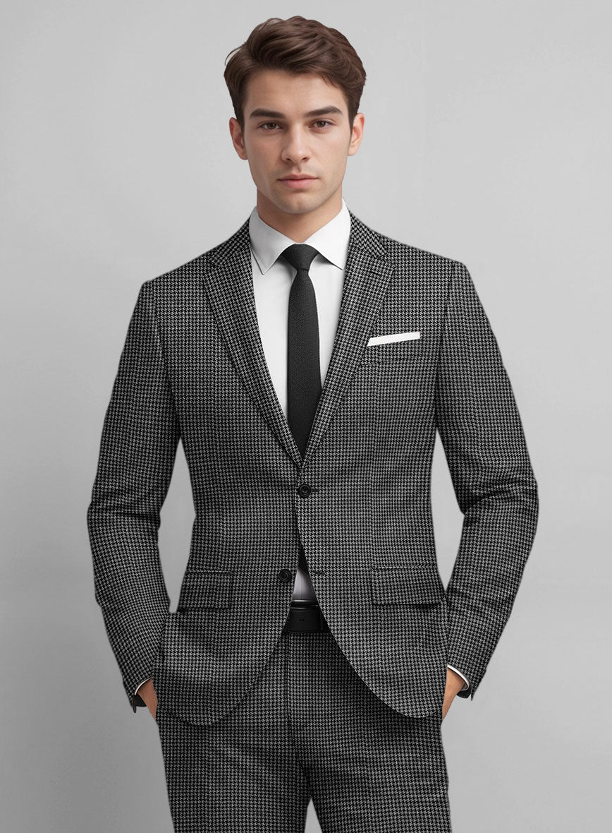 Guabello Gray Houndstooth Suit - Image 2