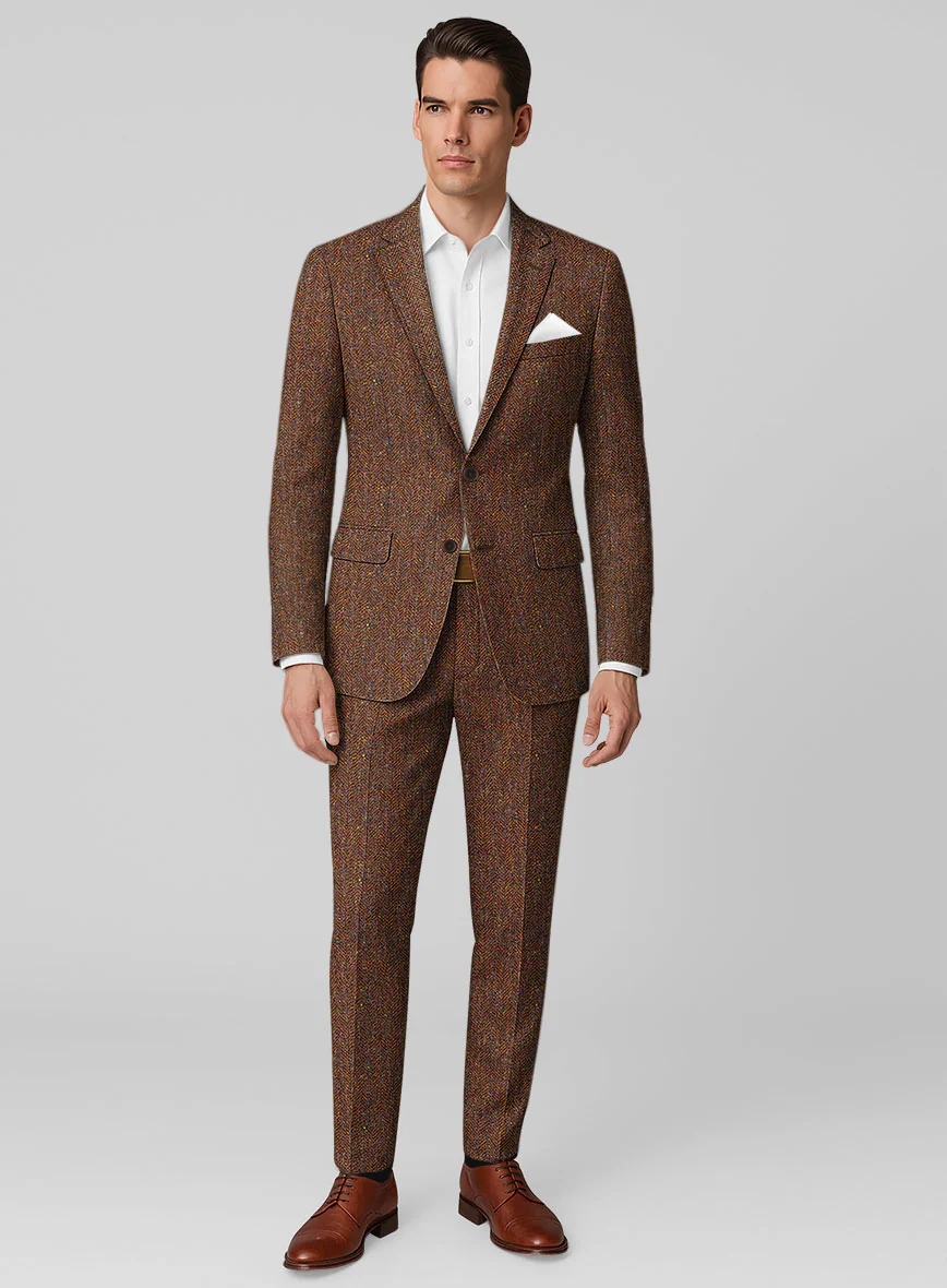 Haberdasher Autumn Rust Tweed Suit