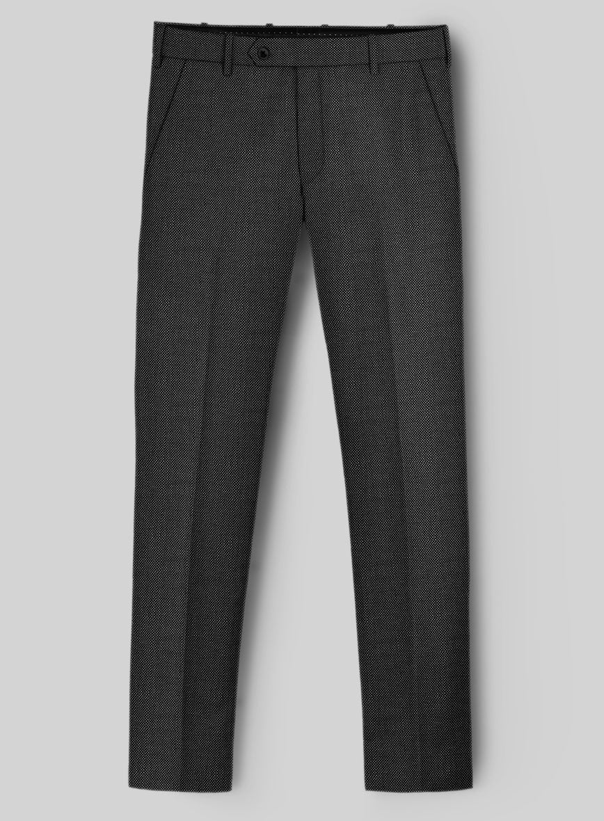 Hardy Minnis Charcoal Birdseye Wool Suit - Image 5