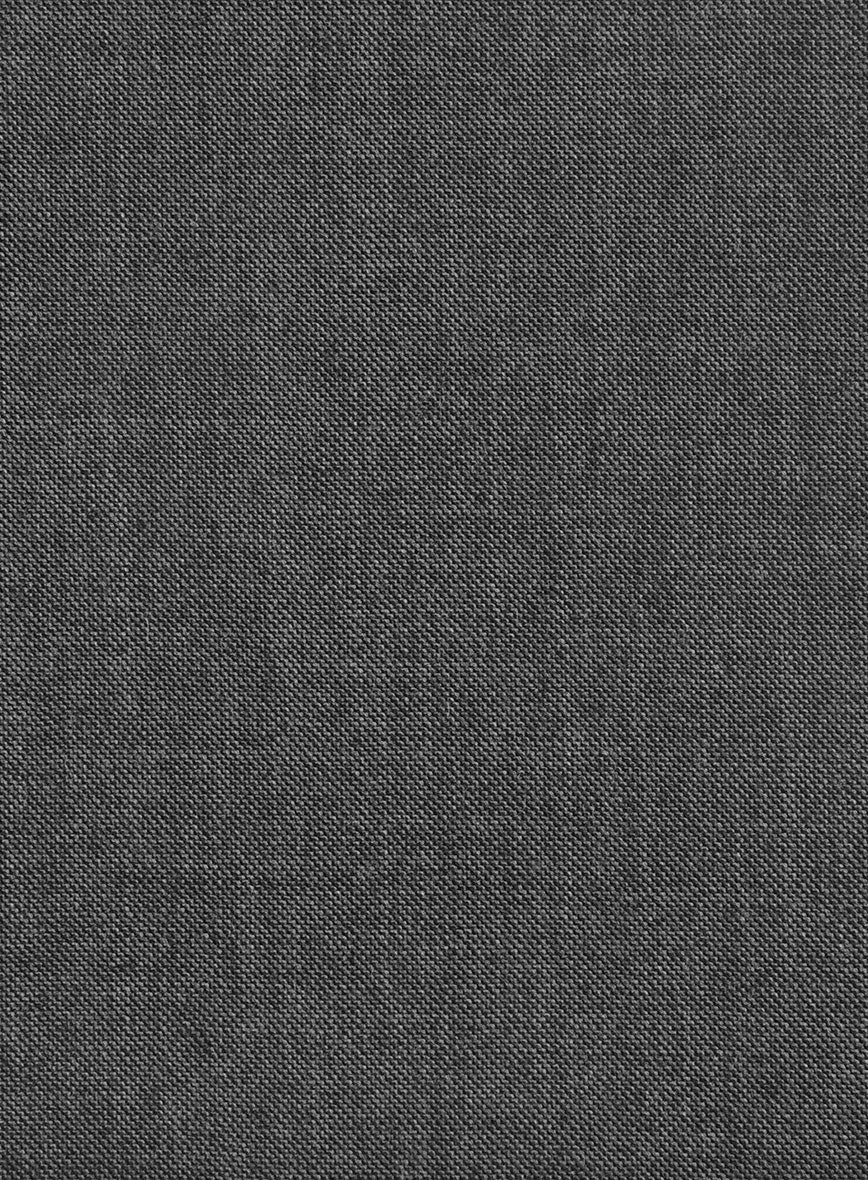 Hardy Minnis Dark Gray Sharkskin Wool Pants - Image 3