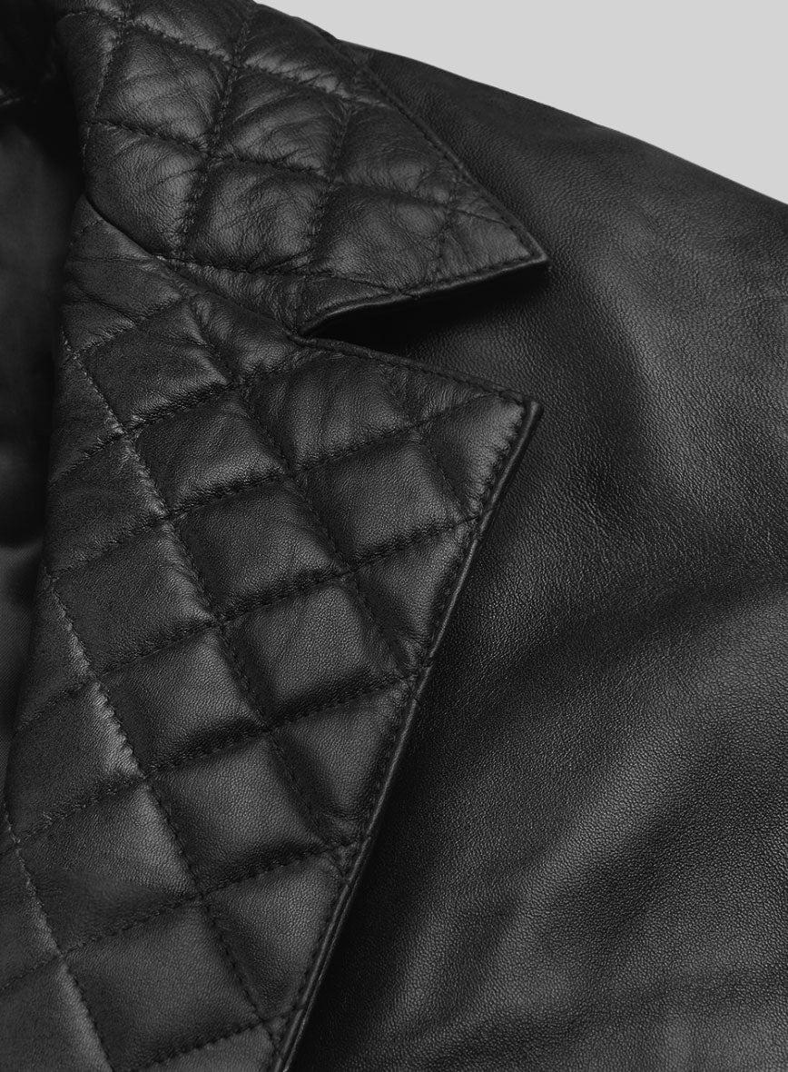 Harper Leather Blazer - Image 3