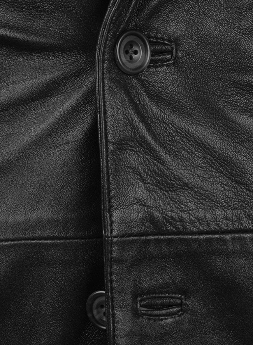 Harper Leather Blazer - Image 4