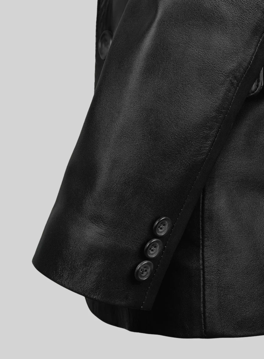 Harper Leather Blazer - Image 6
