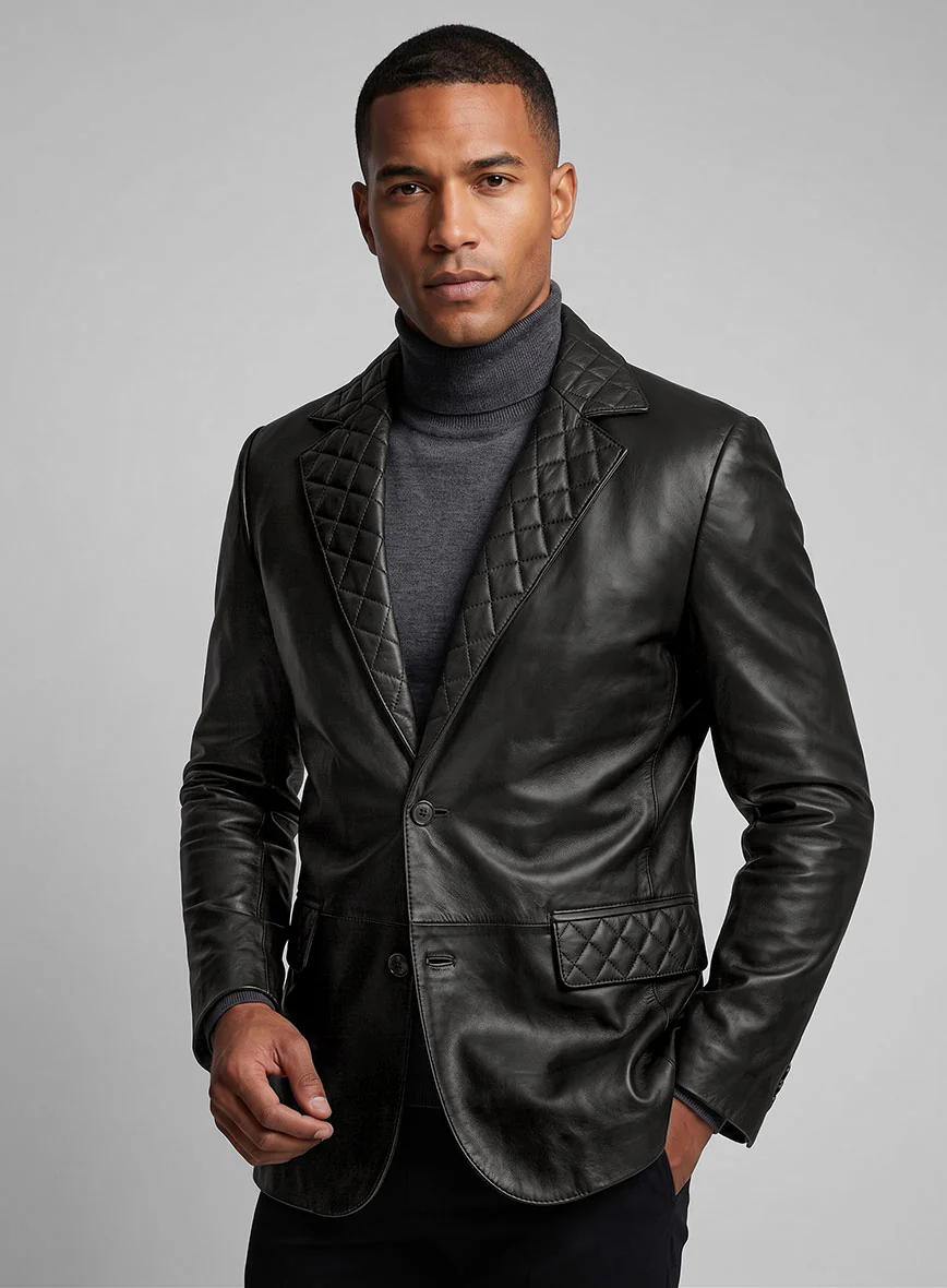 Harper Leather Blazer - Image 7