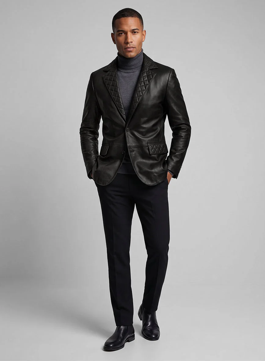Harper Leather Blazer - Image 8