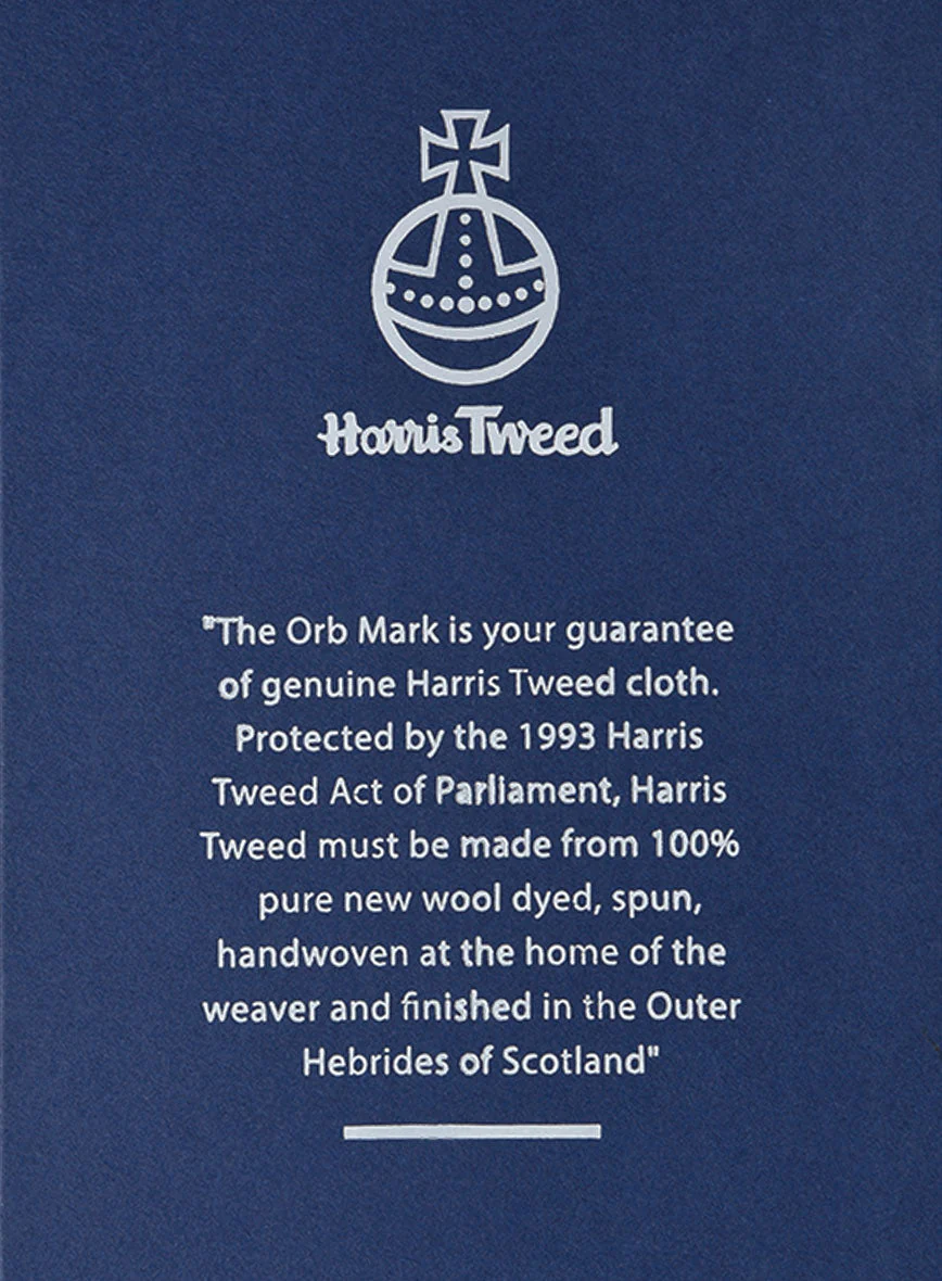 Harris Tweed Gray Herringbone Jacket - Image 7