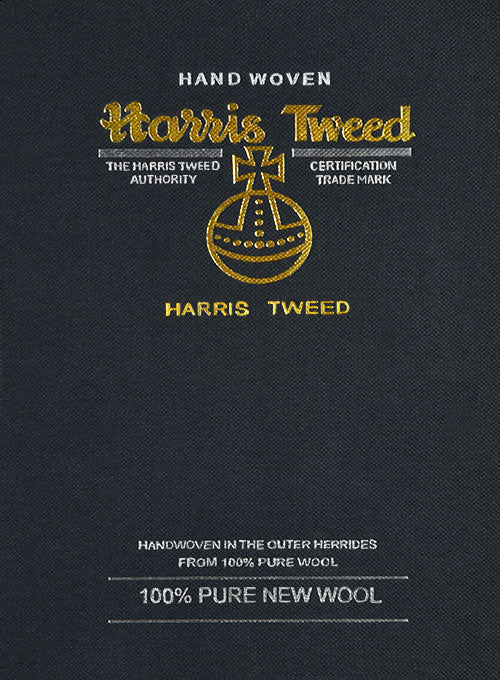 Harris Tweed Gray Speckled Pea Coat - Image 4
