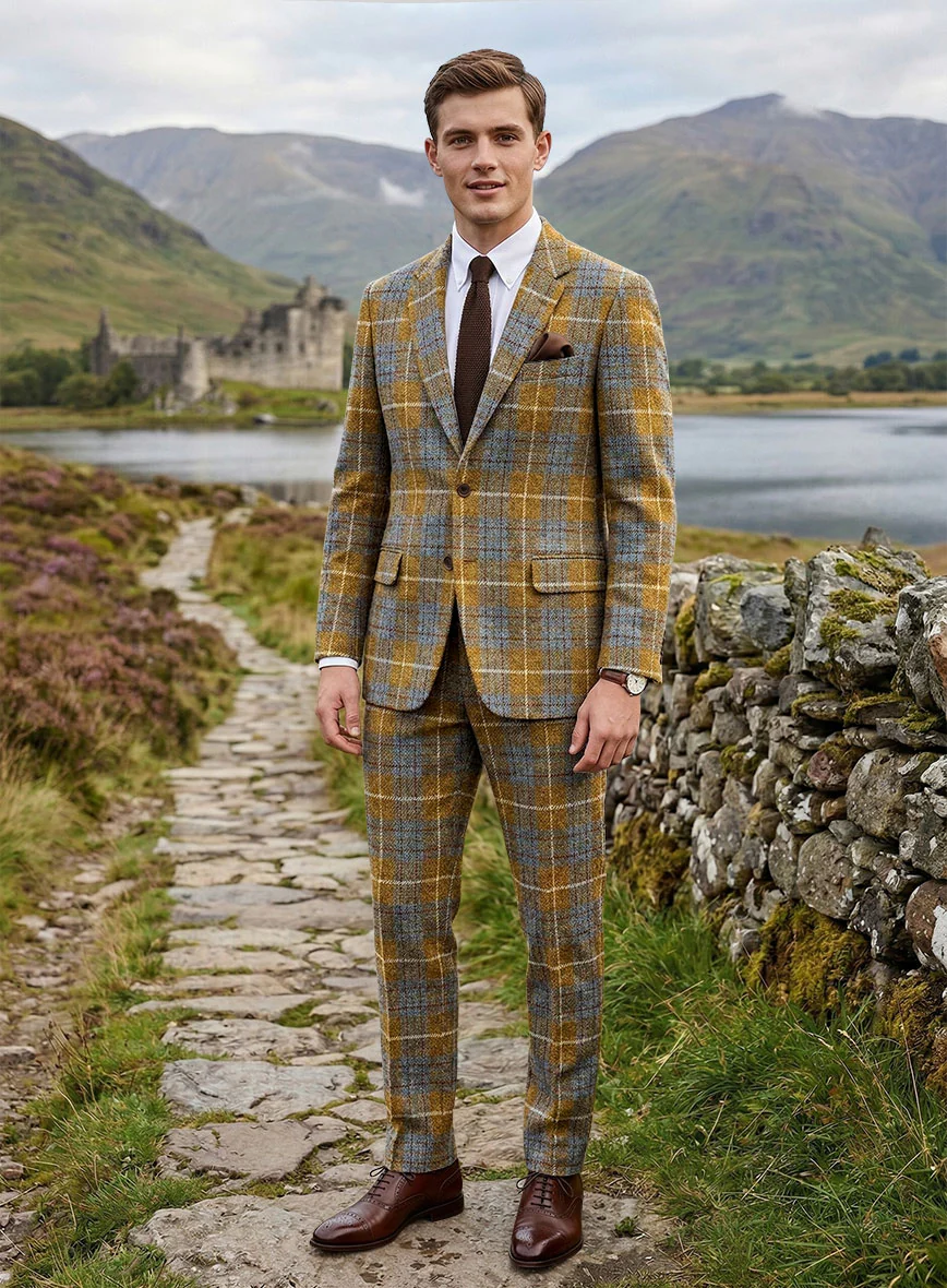 Harris Tweed Kingsmoor Tartan Suit