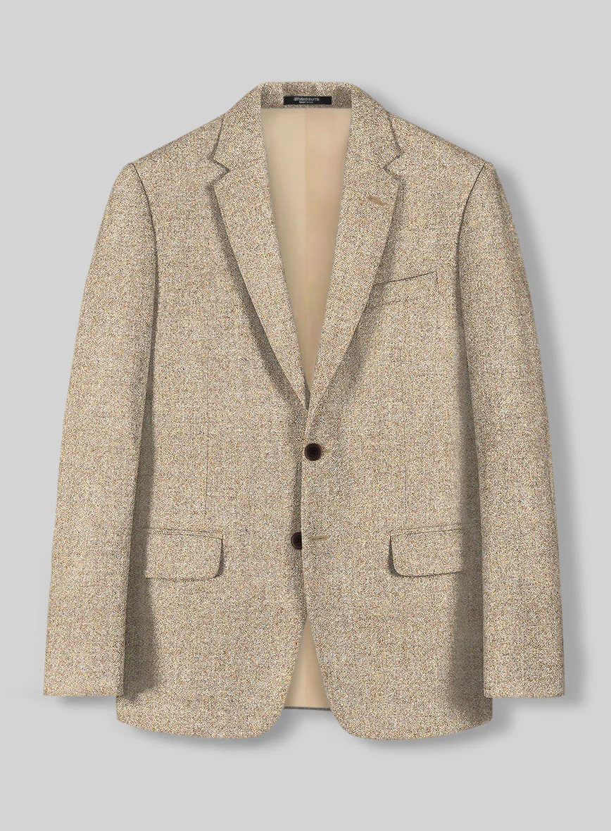 Harris Tweed Oatmoss Hopsack Jacket