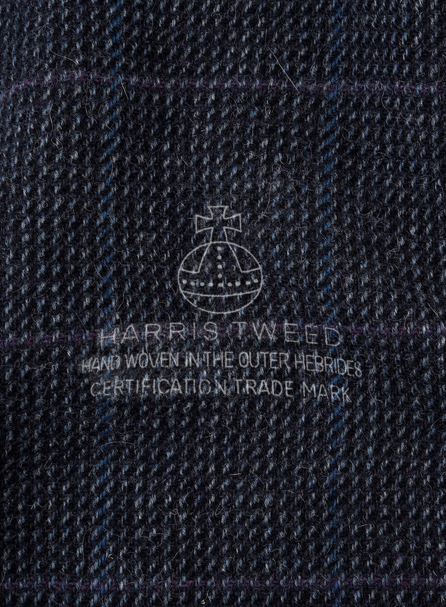 Harris Tweed Rope Blue Jacket - Image 3