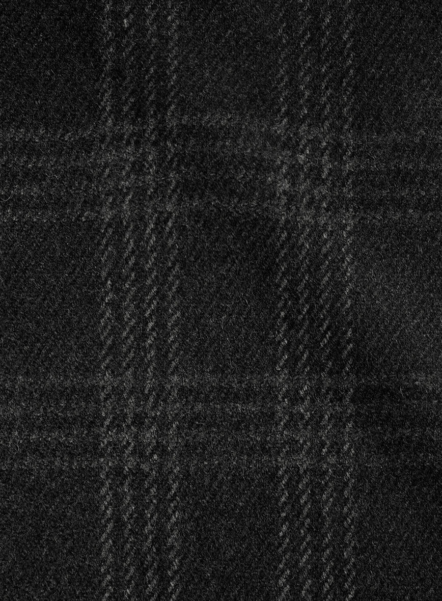 Highlander Black Tartan Tweed Jacket - Image 3