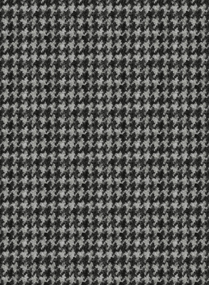 Highlander Heavy Black Houndstooth Tweed Suit - Image 8