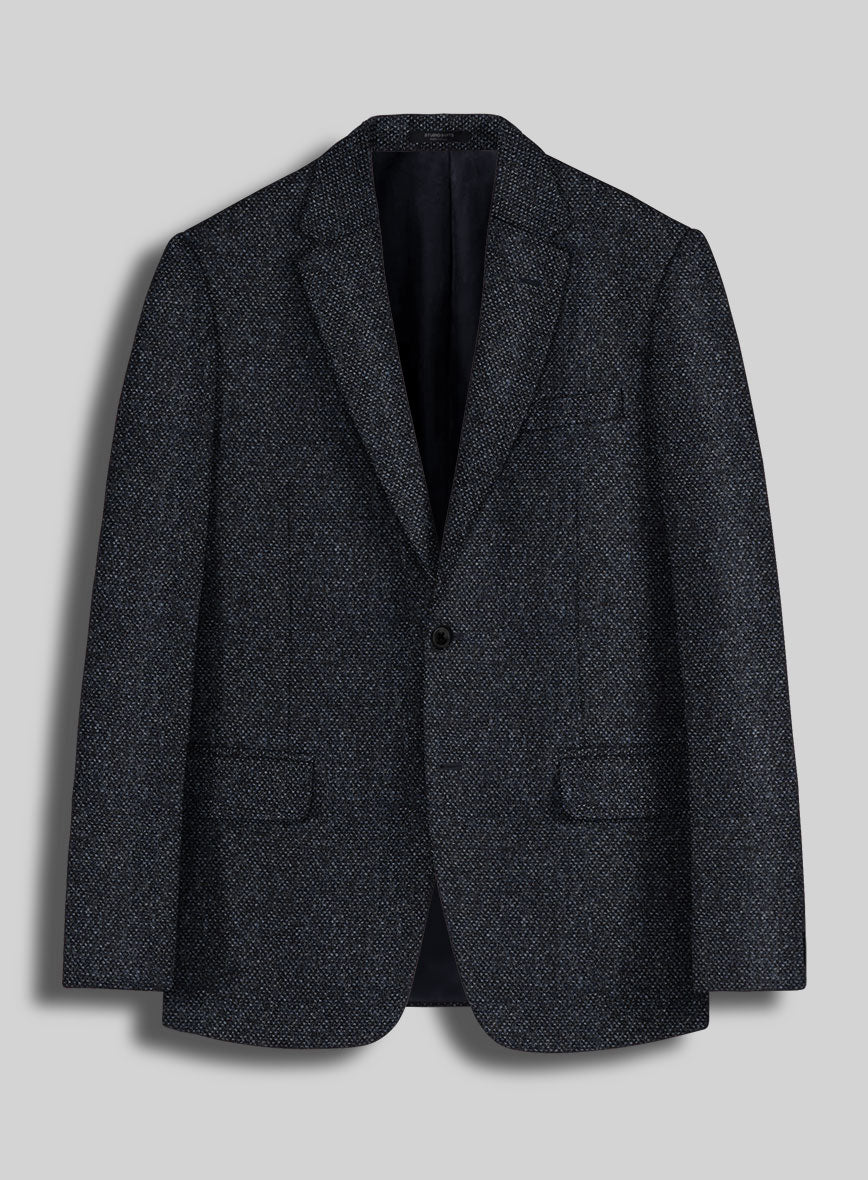 Highlander Heavy Blue Bedford Tweed Jacket