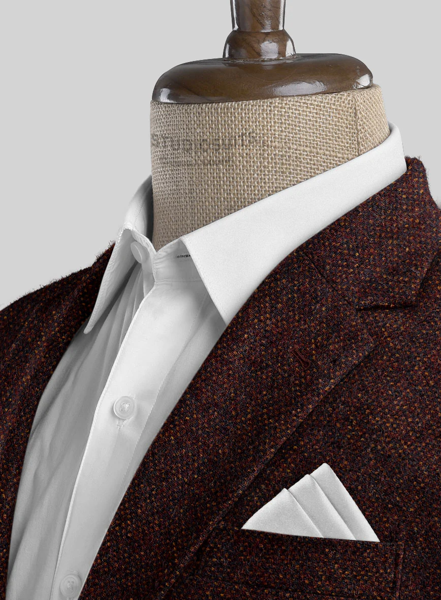 Highlander Heavy Wine Bedford Tweed Jacket - Image 2