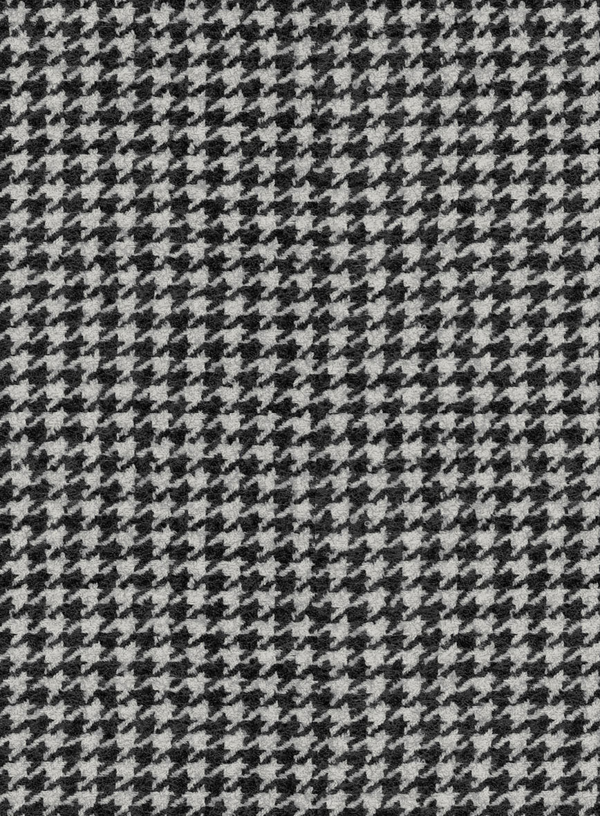Houndstooth Black Tweed Suit - Image 8