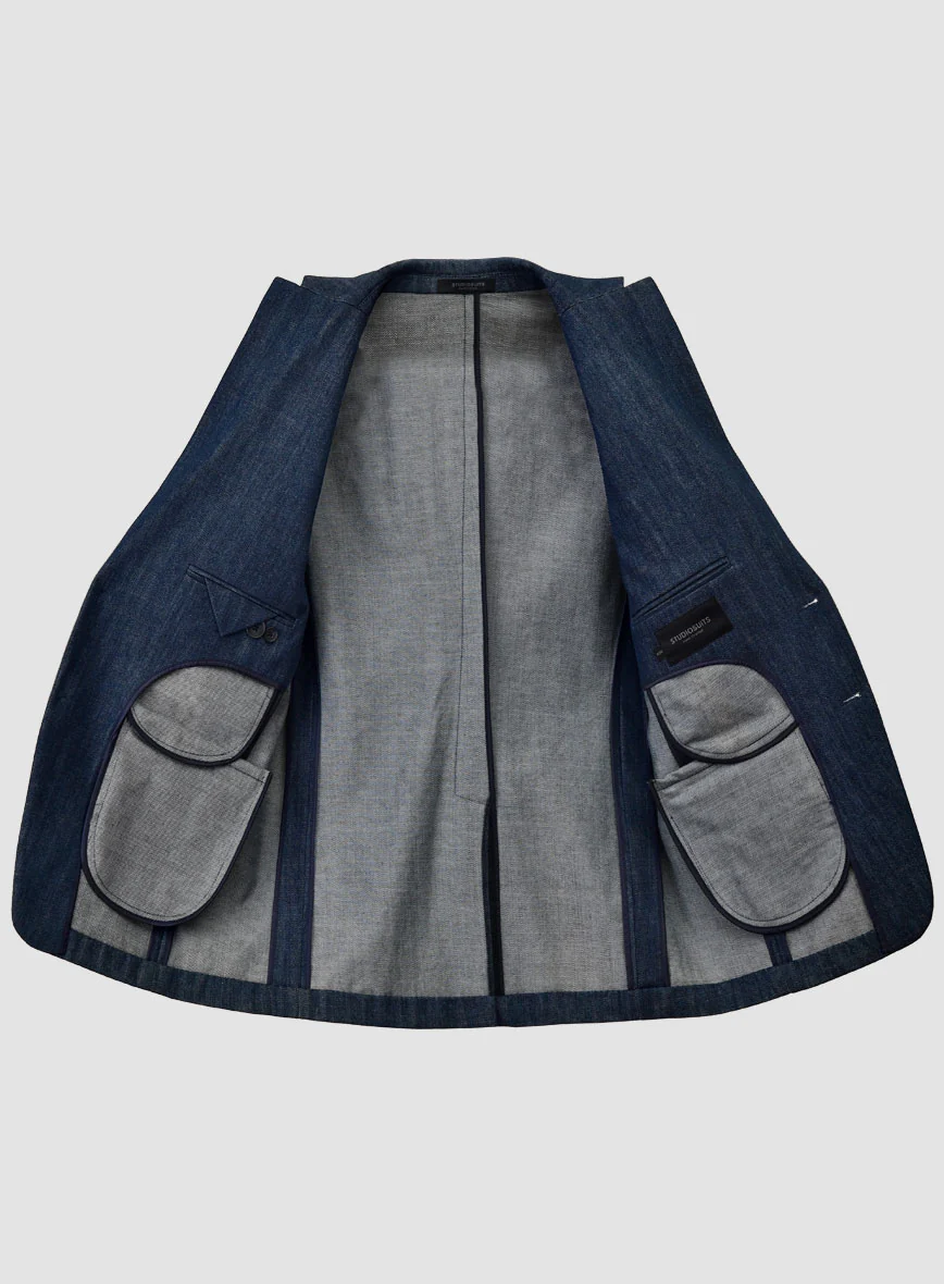 Indigo Denim Suit - Image 4