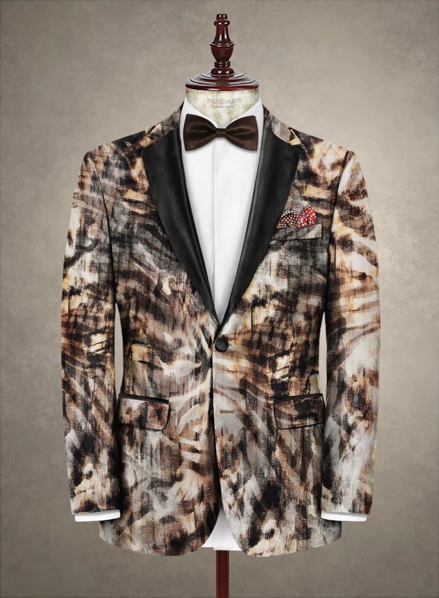 Italian Cotton Stretch Elisa Tuxedo Jacket